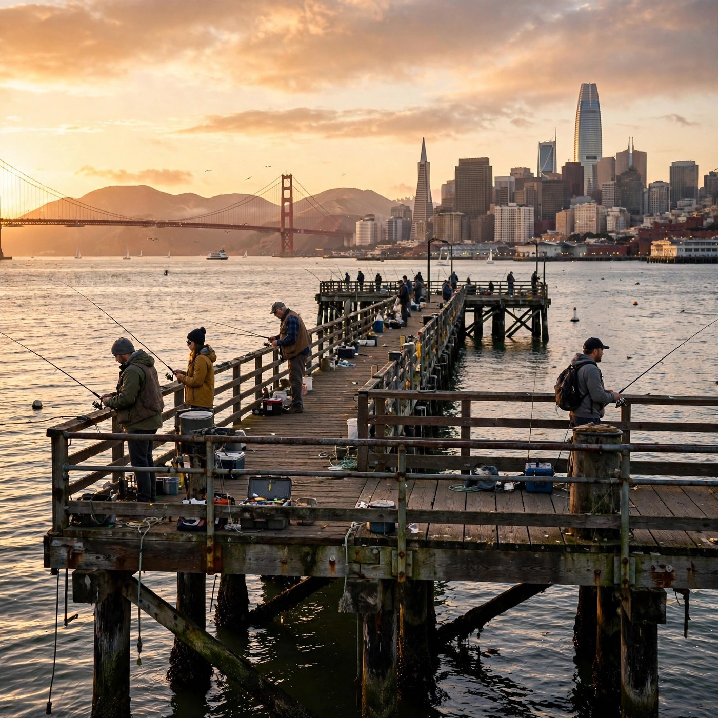 Pesca en Muelles: San Francisco cover art